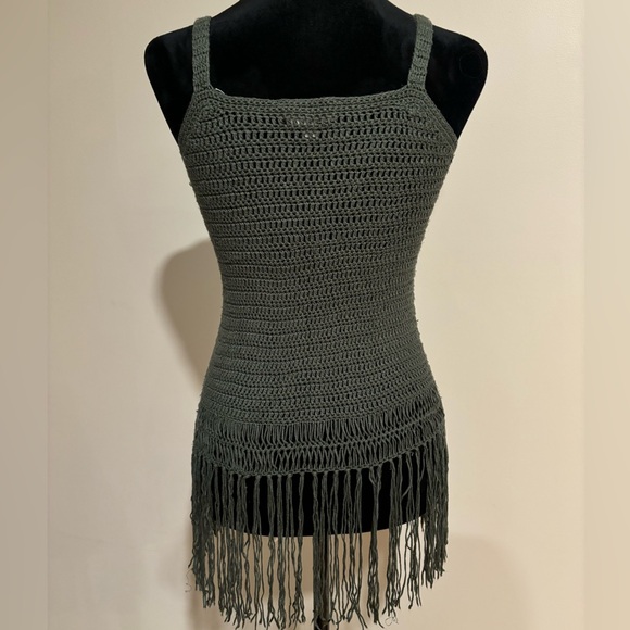 Cloud Chaser - Crocheted Fringe Tank - Picture 2 of 3
